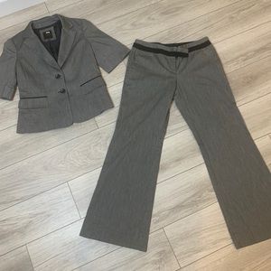 The Limited Grey Pant Suit